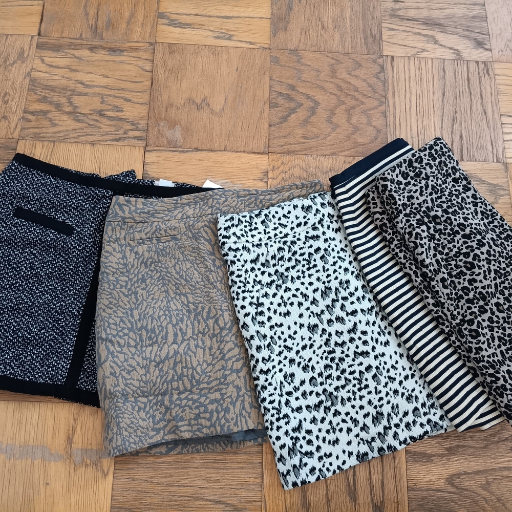 Set of Four Patterned Skirts